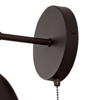 Hudson 6.5" Farmhouse Bohemian Iron LED Sconce - JONATHAN Y